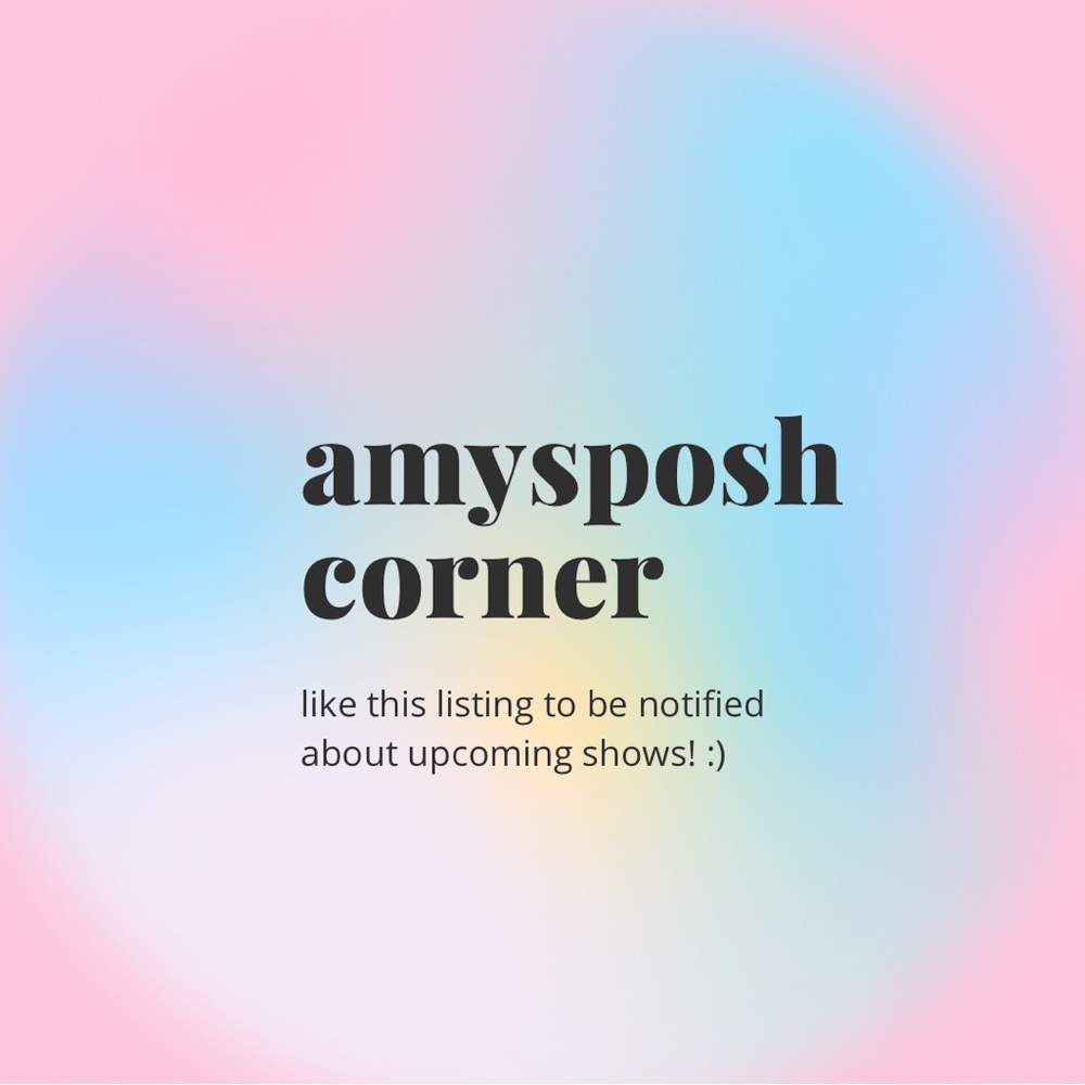 Please join me for my live shows! Shop or just hang! :)